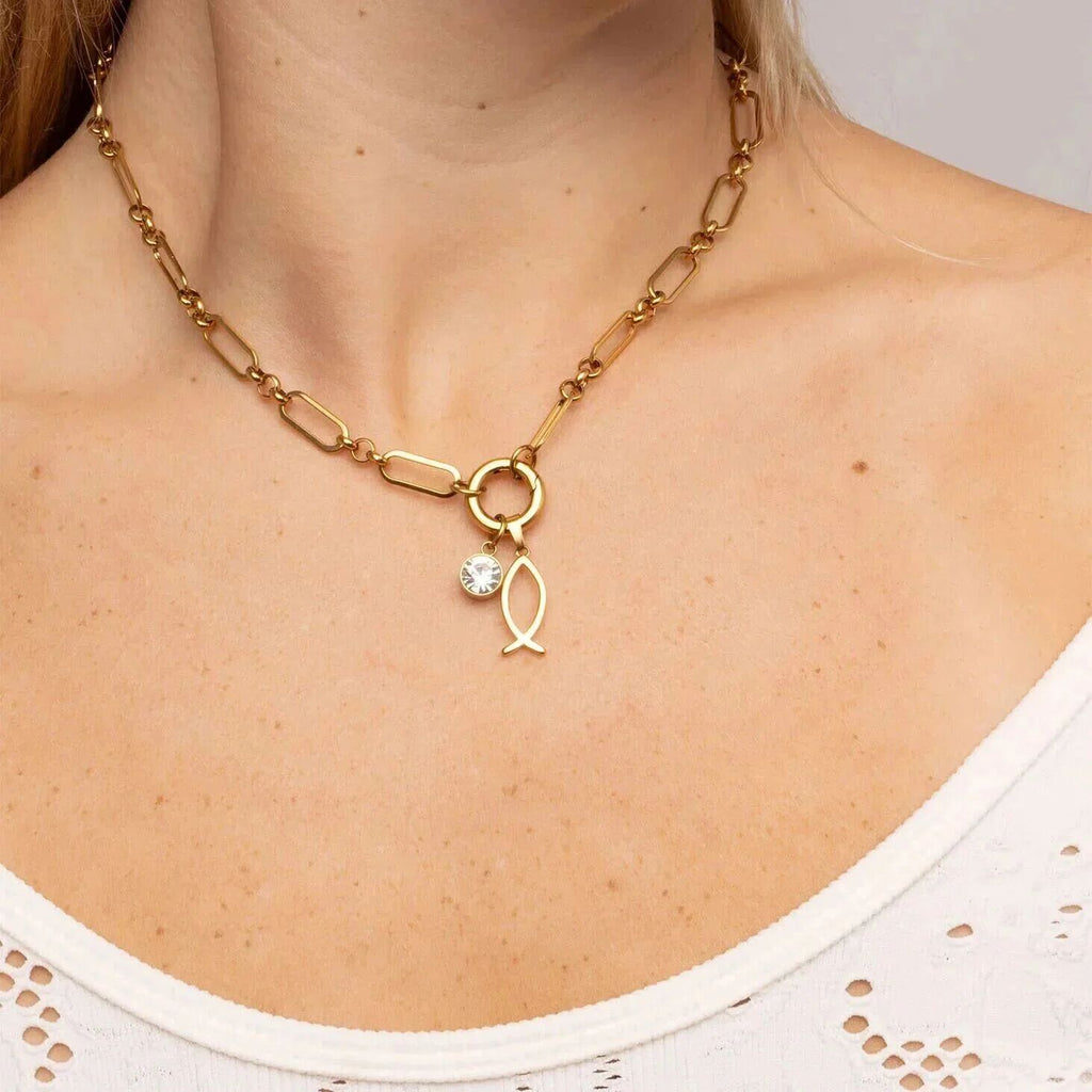 18K Gold Charm Set – Lightweight Cherry Heart Charms | Tarnish Resistant Jewelry - Jewelry sets | Sunflower Soul Boutique