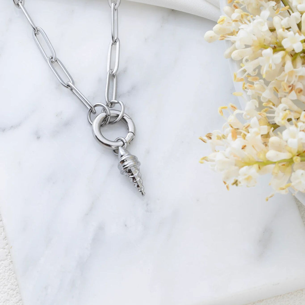 18K Gold Charm – Stainless Steel Ice Cream Cone | Scratch & Tarnish Resistant - Charms | Sunflower Soul Boutique