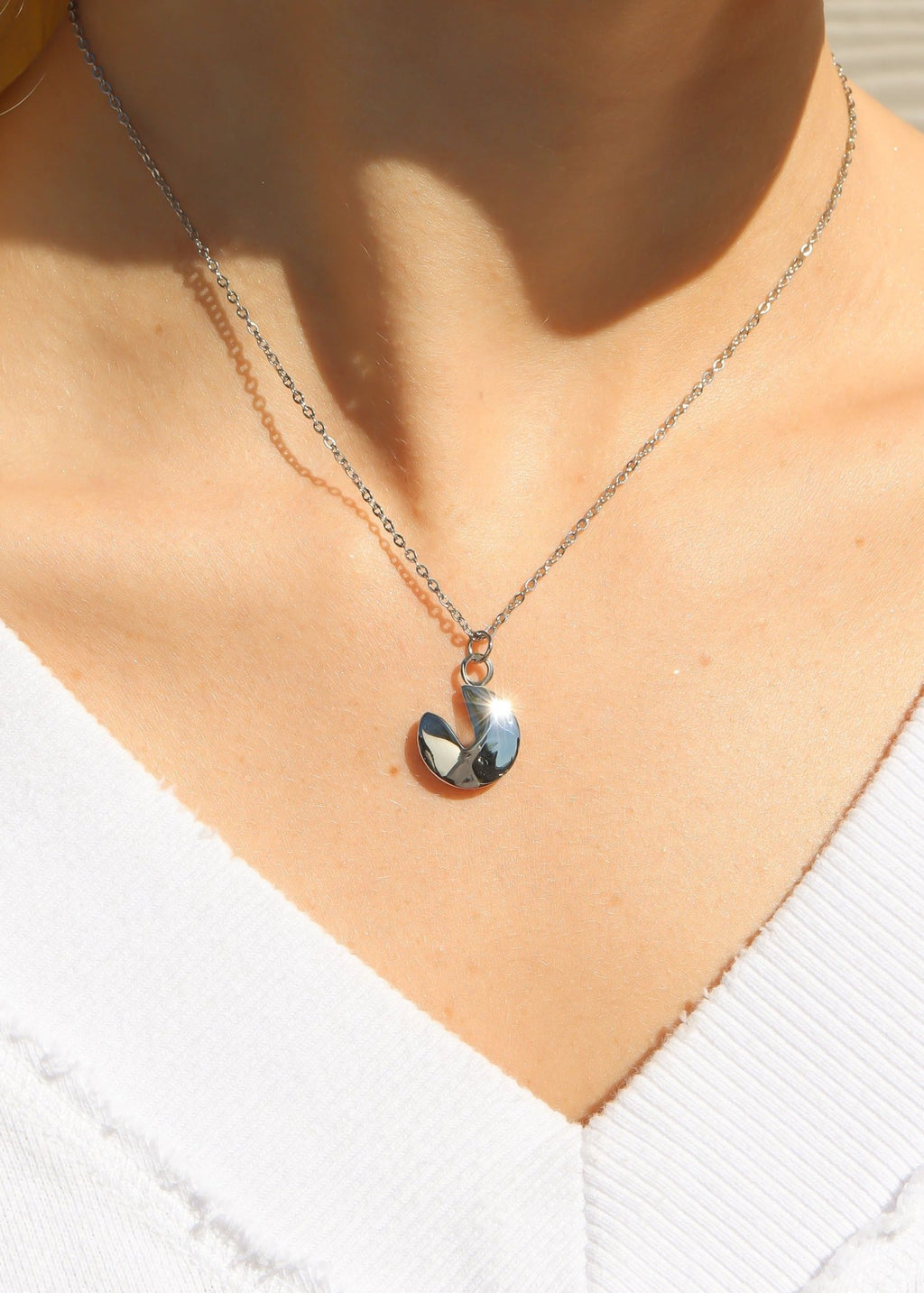 18K Gold Charm – Waterproof PVD Coated Fortune Cookie Pendant | Lucky Keepsake - charm | Sunflower Soul Boutique