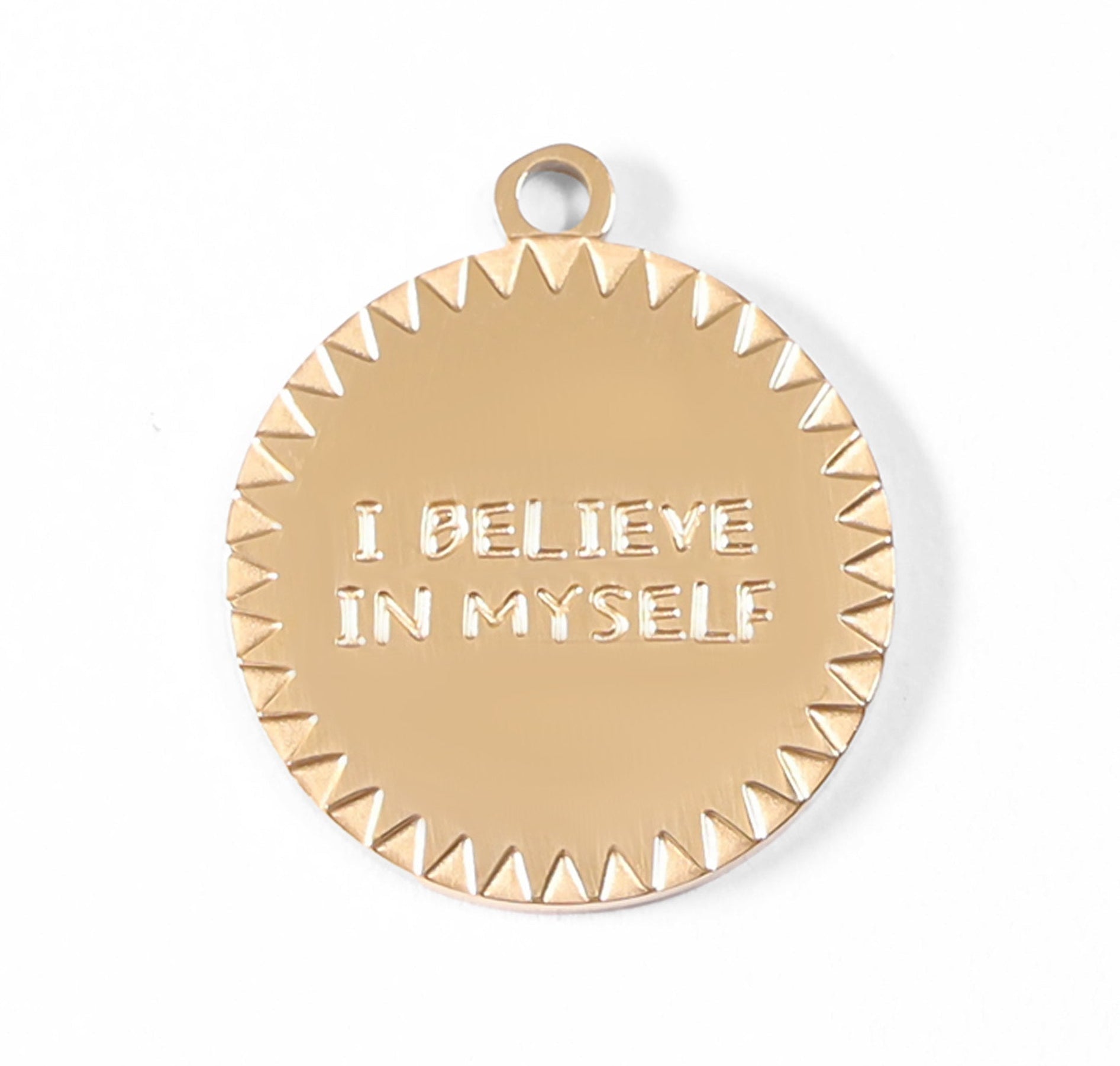 18K Gold Charm – Waterproof Stainless Steel Charm with PVD Coating Accent - charm | Sunflower Soul Boutique