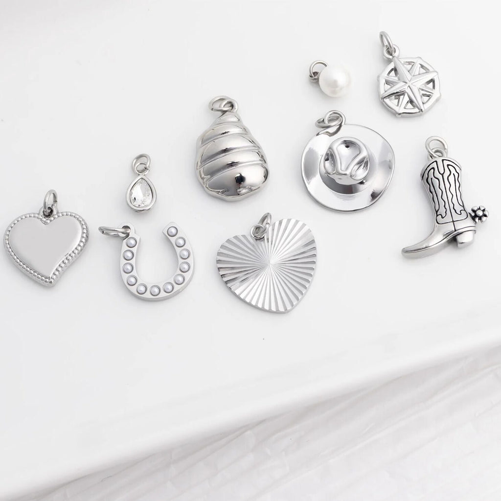 18K Gold Cowboy Charm Set – Premium Stainless Steel Western Coastal Jewelry - Jewelry sets | Sunflower Soul Boutique