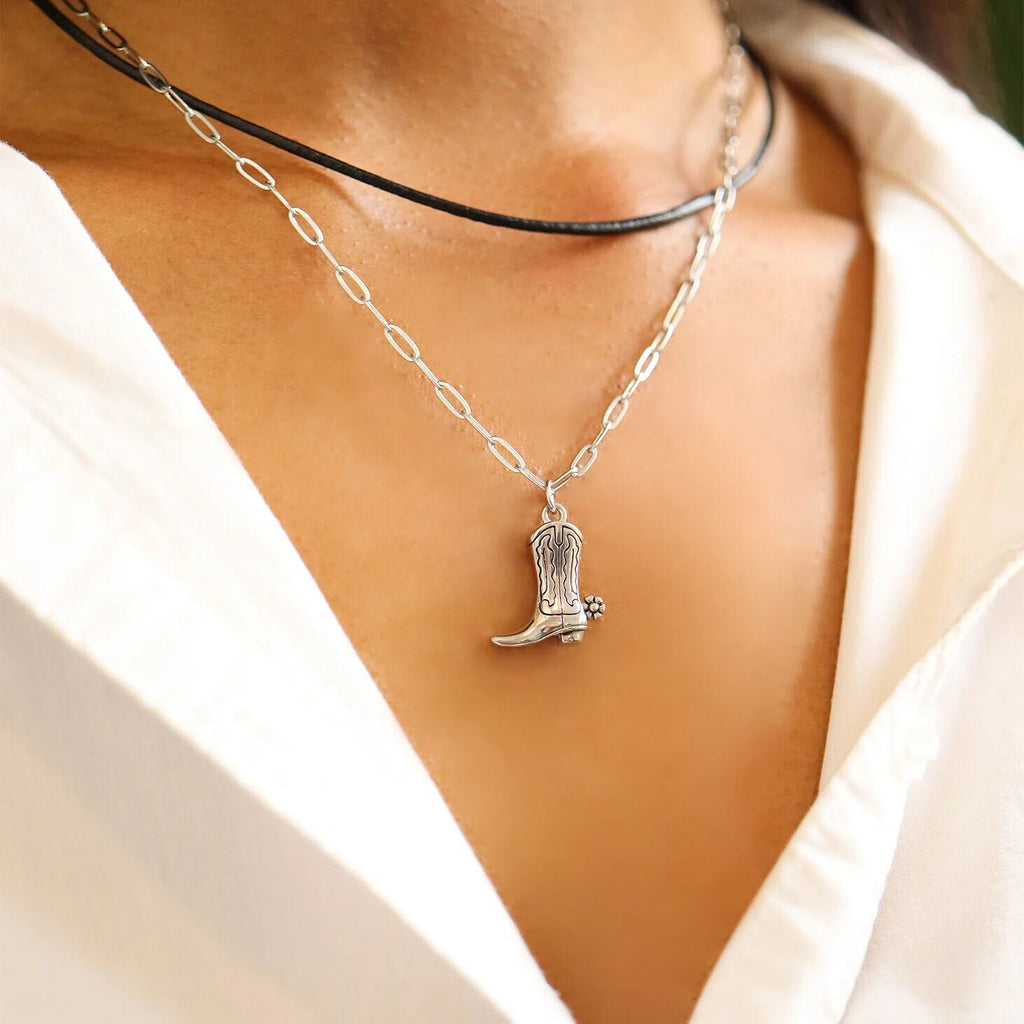 18K Gold Cowboy Charm Set – Premium Stainless Steel Western Coastal Jewelry - Jewelry sets | Sunflower Soul Boutique
