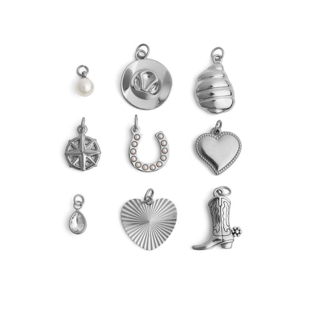 18K Gold Cowboy Charm Set – Premium Stainless Steel Western Coastal Jewelry - Jewelry sets | Sunflower Soul Boutique
