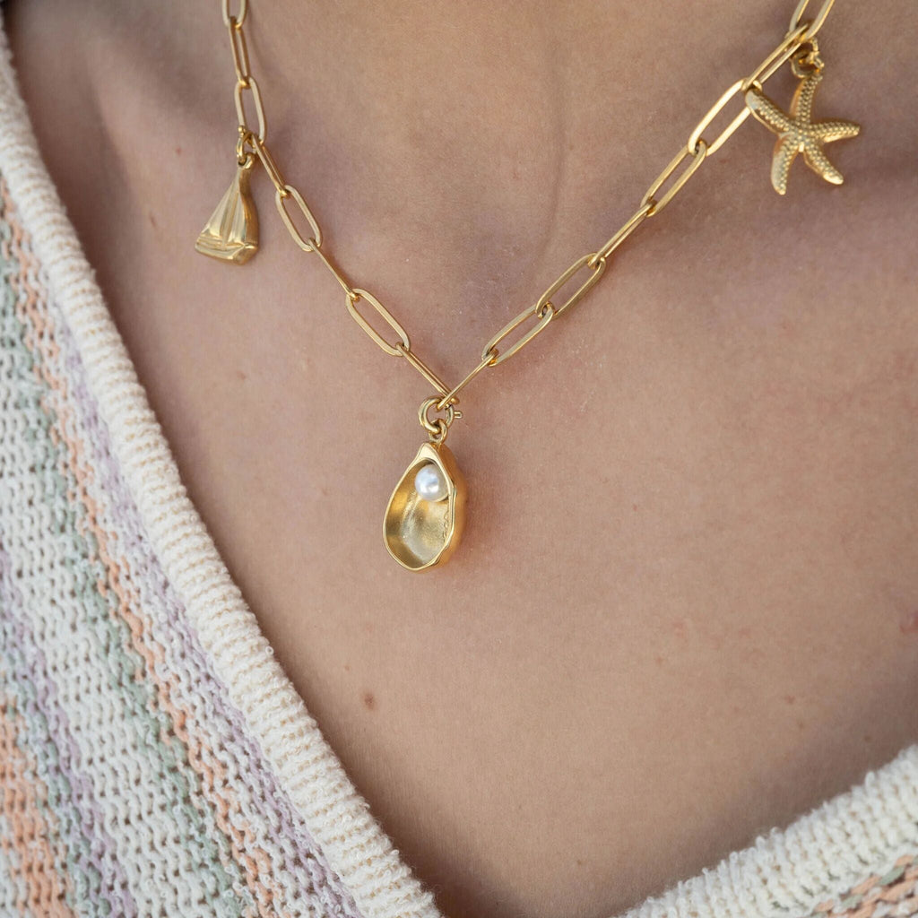 18K Gold Cowboy Charm Set – Premium Stainless Steel Western Coastal Jewelry - Jewelry sets | Sunflower Soul Boutique