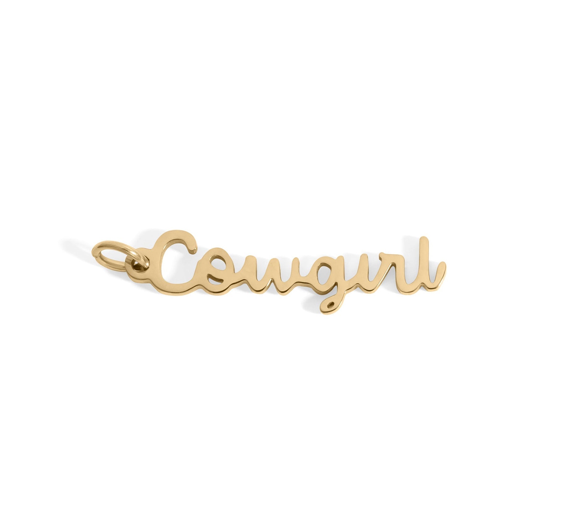 18K Gold Cowgirl Charm – Waterproof Gold Plated Pendant | Western Jewelry - charm | Sunflower Soul Boutique