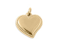 18K Gold Heart Charm – Durable Stainless Steel Pendant | Hypoallergenic Gift - charm | Sunflower Soul Boutique