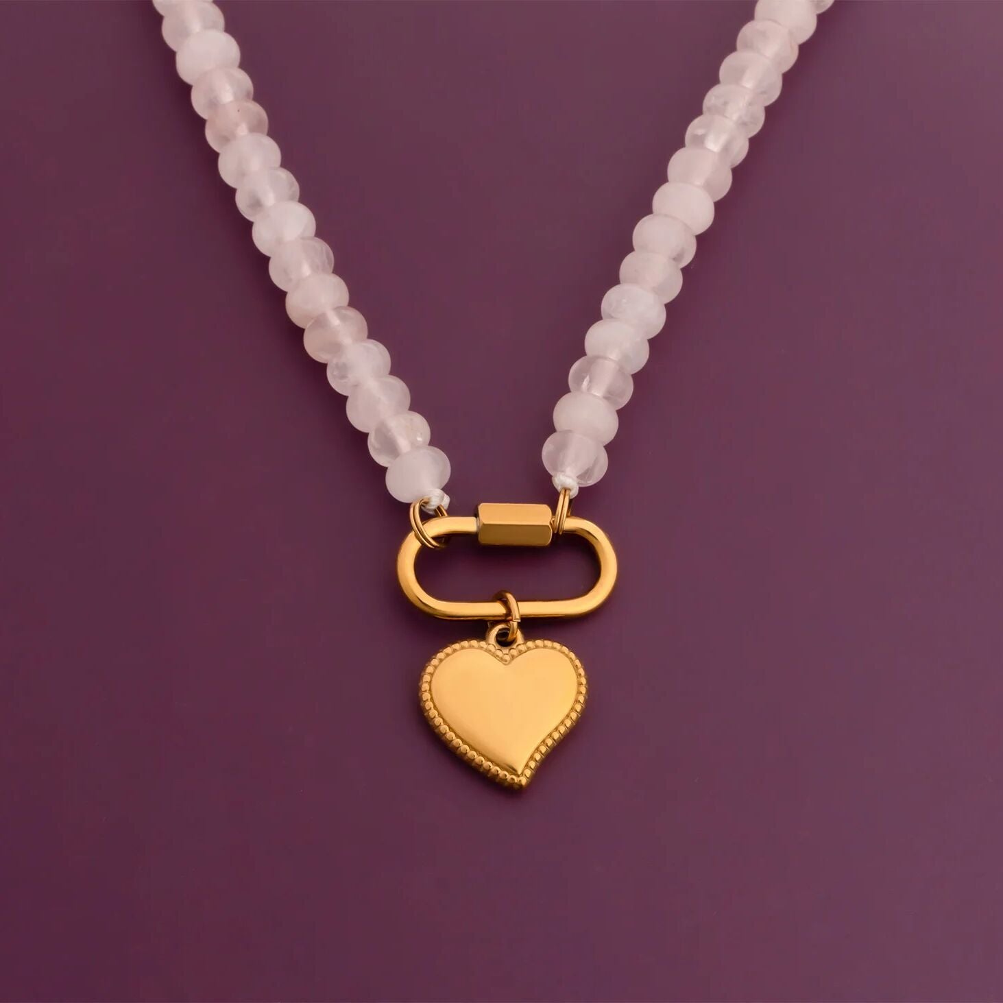 18K Gold Heart Charm – Durable Stainless Steel Pendant | Hypoallergenic Gift - charm | Sunflower Soul Boutique