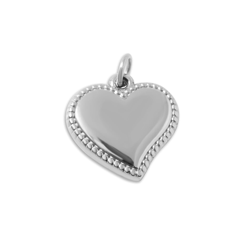 18K Gold Heart Charm – Durable Stainless Steel Pendant | Hypoallergenic Gift - charm | Sunflower Soul Boutique