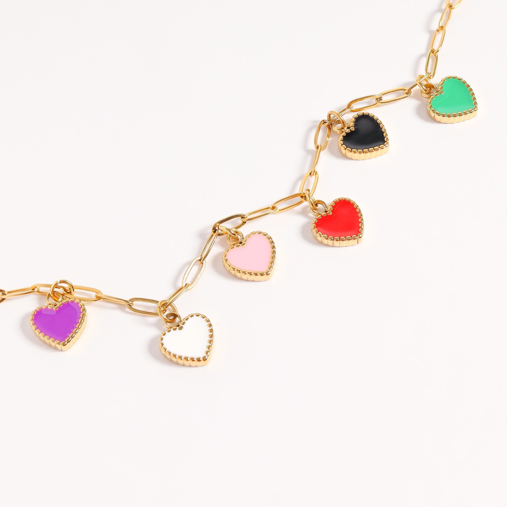 18K Gold Heart Charm – PVD Coated Stainless Steel Pendant | Hypoallergenic Jewelry - charm | Sunflower Soul Boutique