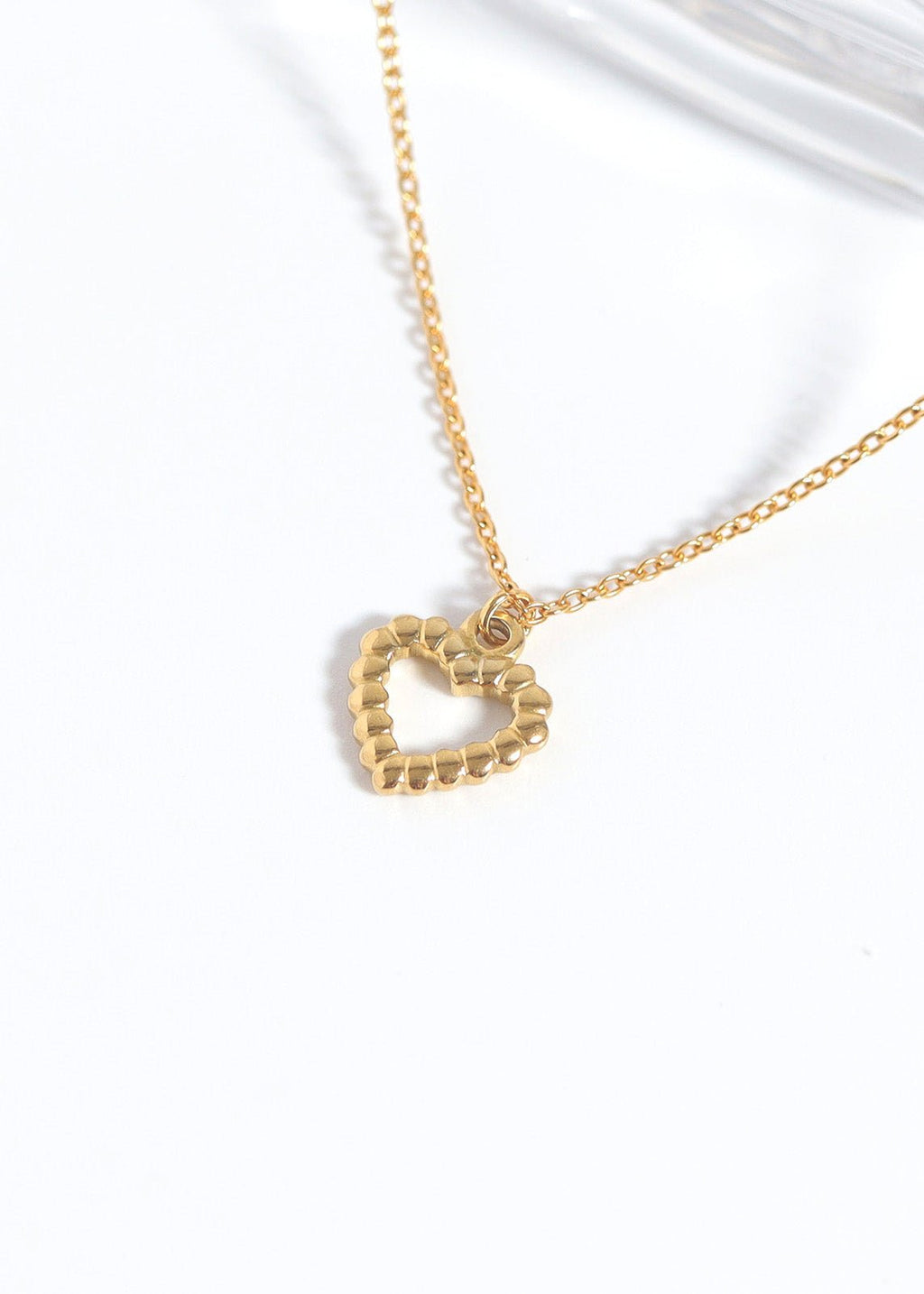 18K Gold Heart Charm Set – Hypoallergenic Stainless Steel Charms for Sensitive Skin - charm | Sunflower Soul Boutique