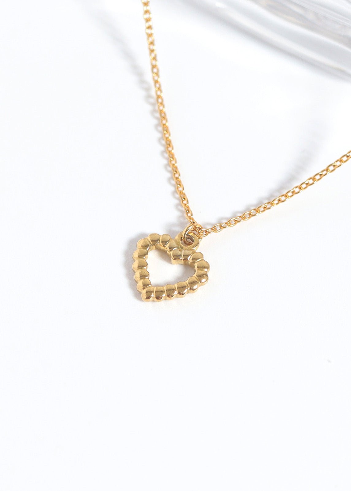 18K Gold Heart Charm Set – Hypoallergenic Stainless Steel Charms for Sensitive Skin - charm | Sunflower Soul Boutique