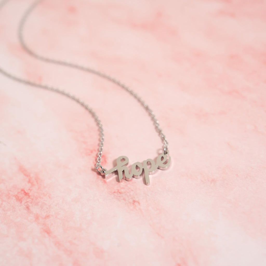 18K Gold Hope Necklace – PVD Coated Stainless Steel | Hypoallergenic Jewelry - Necklaces | Sunflower Soul Boutique