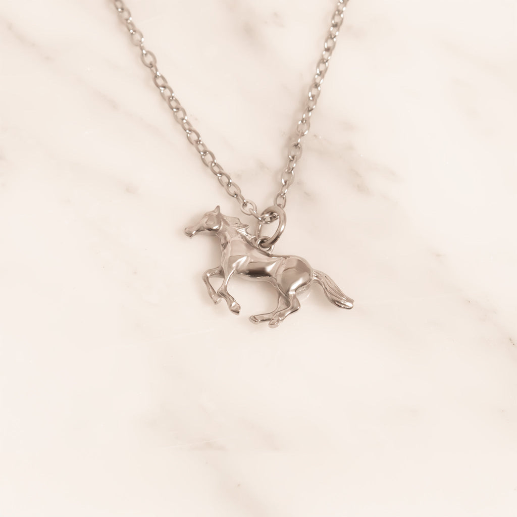 18K Gold Horse Charm – Durable Stainless Steel Charm with Gold PVD Coating - charm | Sunflower Soul Boutique