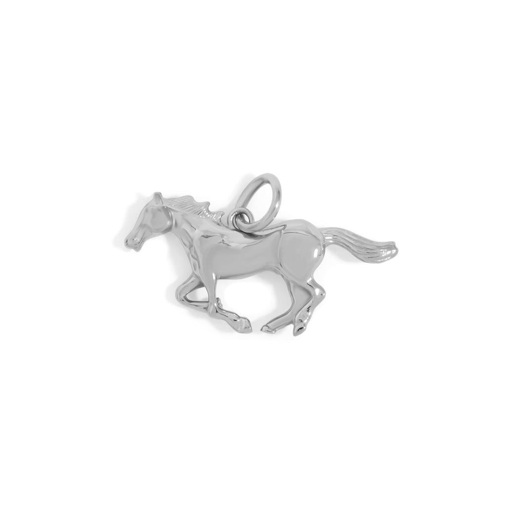 18K Gold Horse Charm – Durable Stainless Steel Charm with Gold PVD Coating - charm | Sunflower Soul Boutique