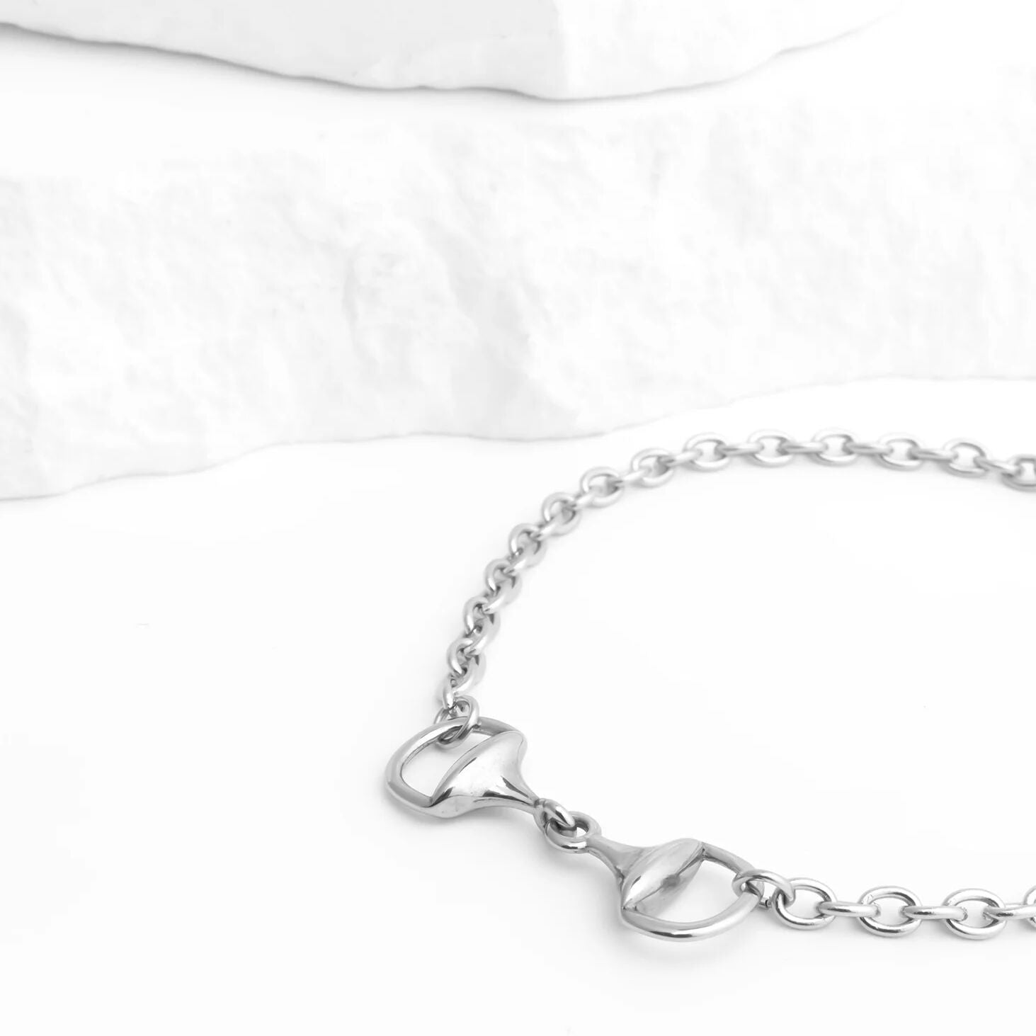 18K Gold Horsebit Bracelet – Adjustable Clasp, Scratch-Resistant Gold PVD Finish - Bracelets | Sunflower Soul Boutique