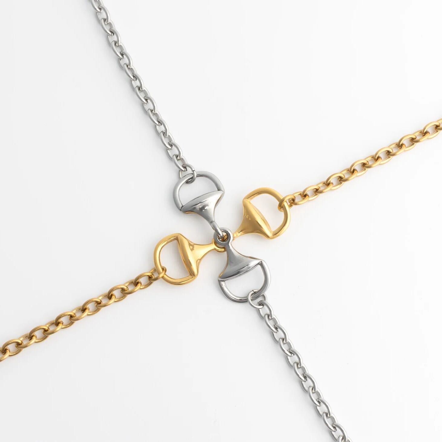 18K Gold Horsebit Bracelet – Adjustable Clasp, Scratch-Resistant Gold PVD Finish - Bracelets | Sunflower Soul Boutique