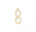 18K Gold Infinity Charm – Hypoallergenic Stainless Steel Jewelry Pendant - charm | Sunflower Soul Boutique