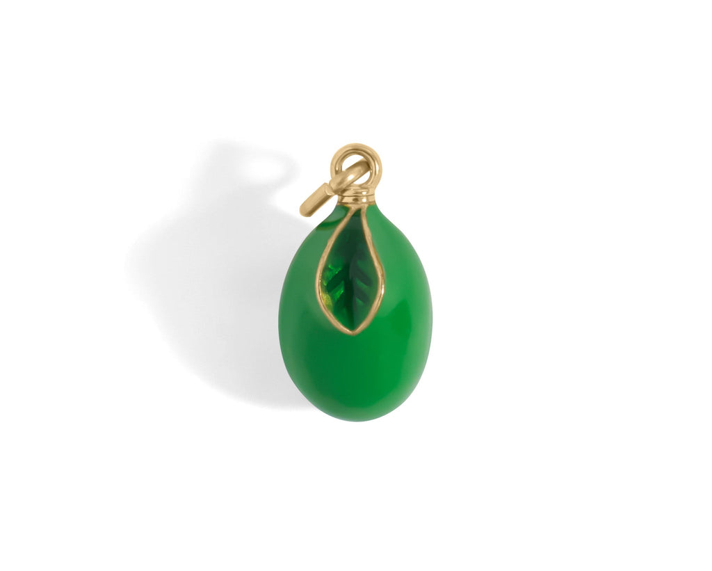 18K Gold Lime Charm – Hypoallergenic Stainless Steel Charm | Non Tarnish Pendant - charm | Sunflower Soul Boutique