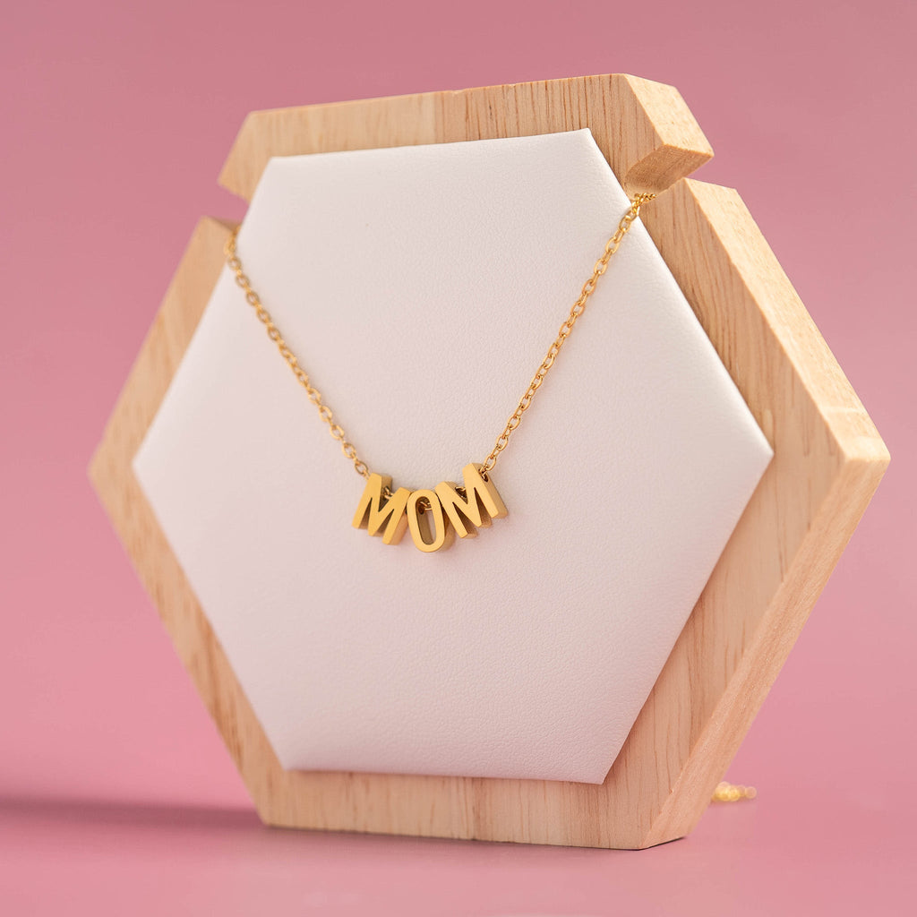 18K Gold Mom Necklace – Hypoallergenic Stainless Steel PVD Coated Gift - Necklaces | Sunflower Soul Boutique