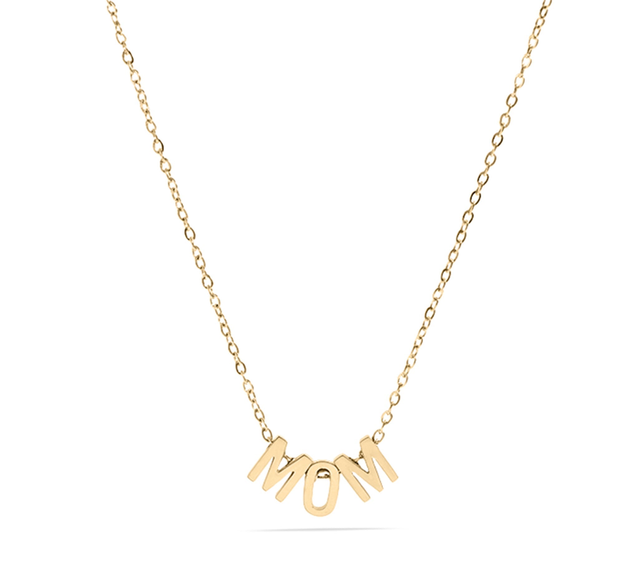 18K Gold Mom Necklace – Hypoallergenic Stainless Steel PVD Coated Gift - Necklaces | Sunflower Soul Boutique