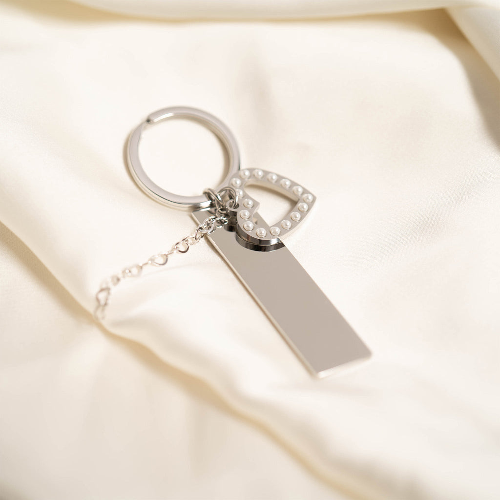 18K Gold Pearl Charm – Heart Shaped Stainless Steel Charm | PVD Coated Jewelry - charm | Sunflower Soul Boutique