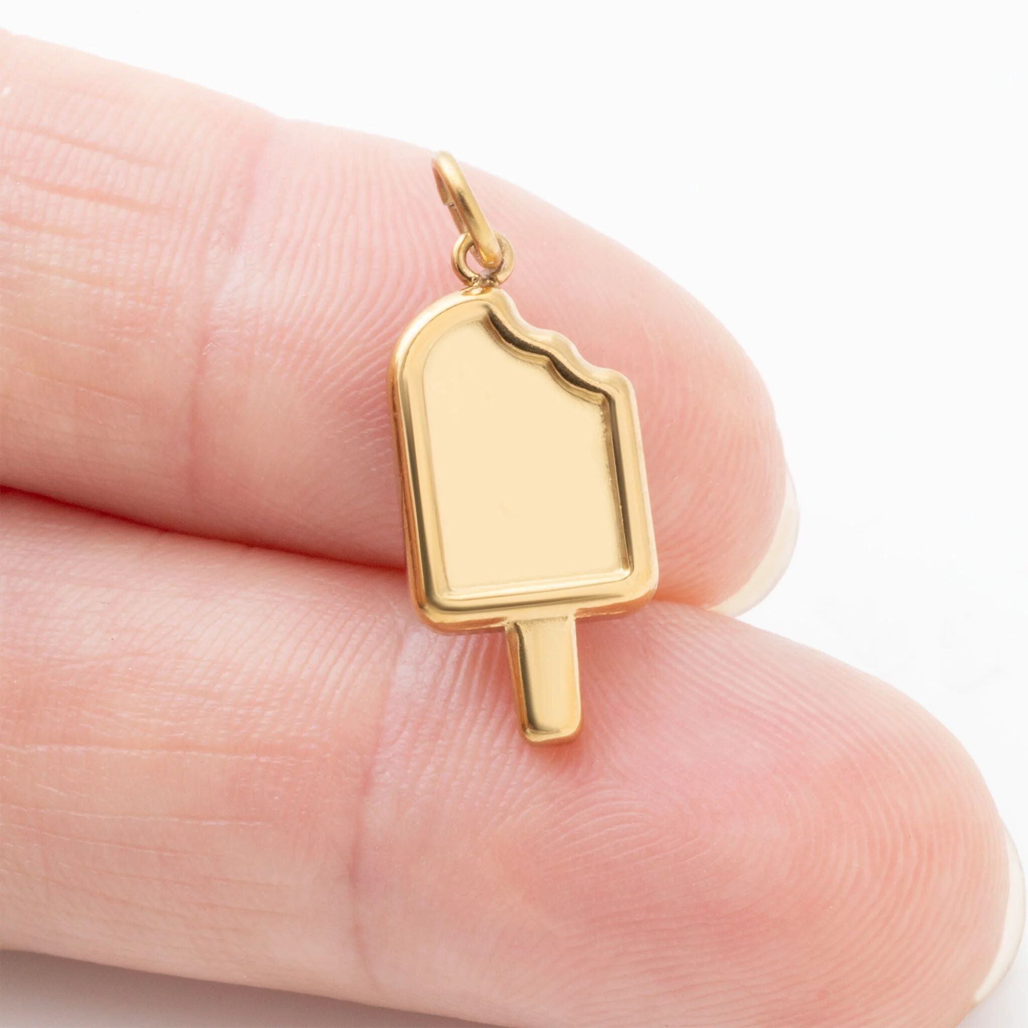 18K Gold Popsicle Charm – Stainless Steel Playful Summer Gift Accessory - Charms | Sunflower Soul Boutique
