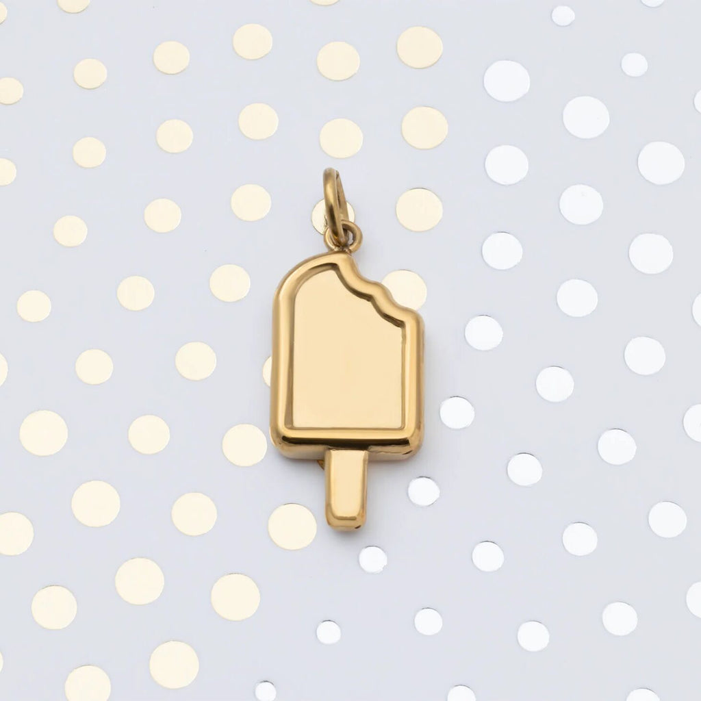 18K Gold Popsicle Charm – Stainless Steel Playful Summer Gift Accessory - Charms | Sunflower Soul Boutique
