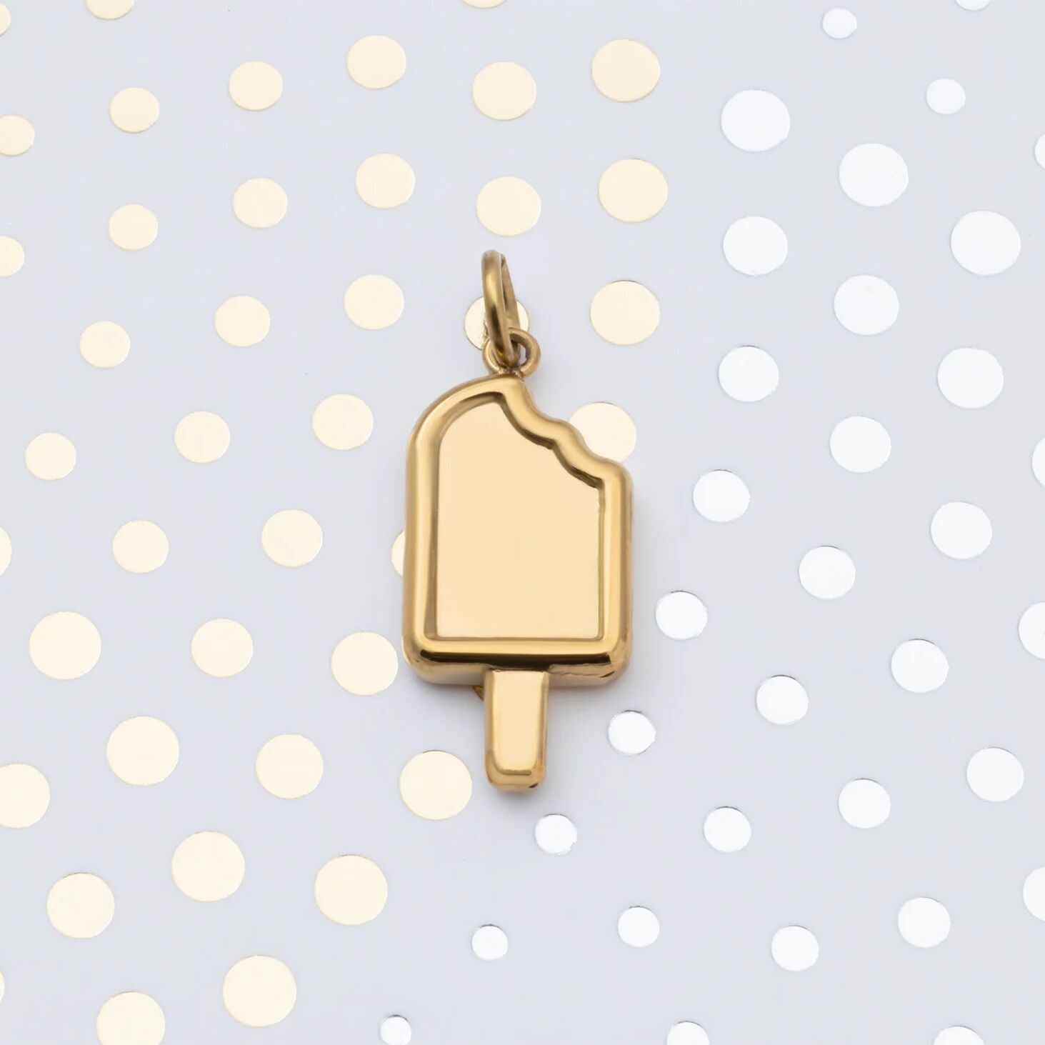 18K Gold Popsicle Charm – Stainless Steel Playful Summer Gift Accessory - Charms | Sunflower Soul Boutique