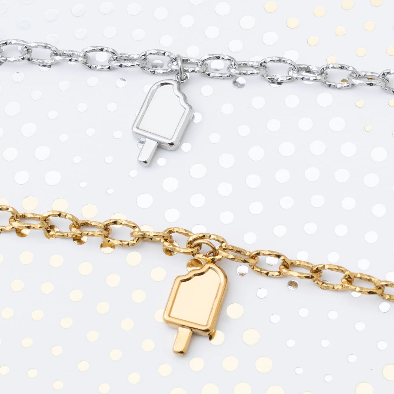 18K Gold Popsicle Charm – Stainless Steel Playful Summer Gift Accessory - Charms | Sunflower Soul Boutique
