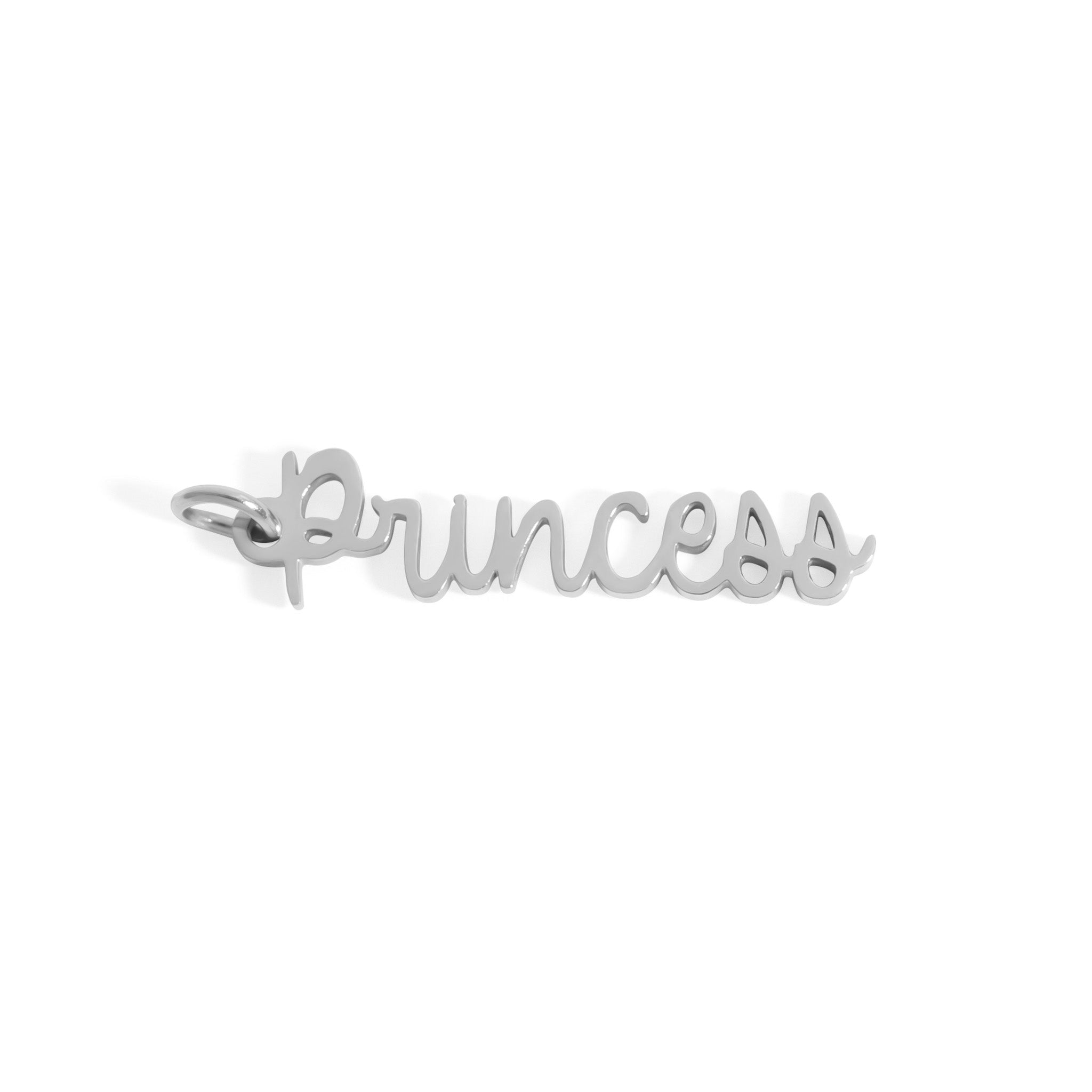 18K Gold Princess Charm – Waterproof Stainless Steel Charm Pendant for Everyday Wear - charm | Sunflower Soul Boutique