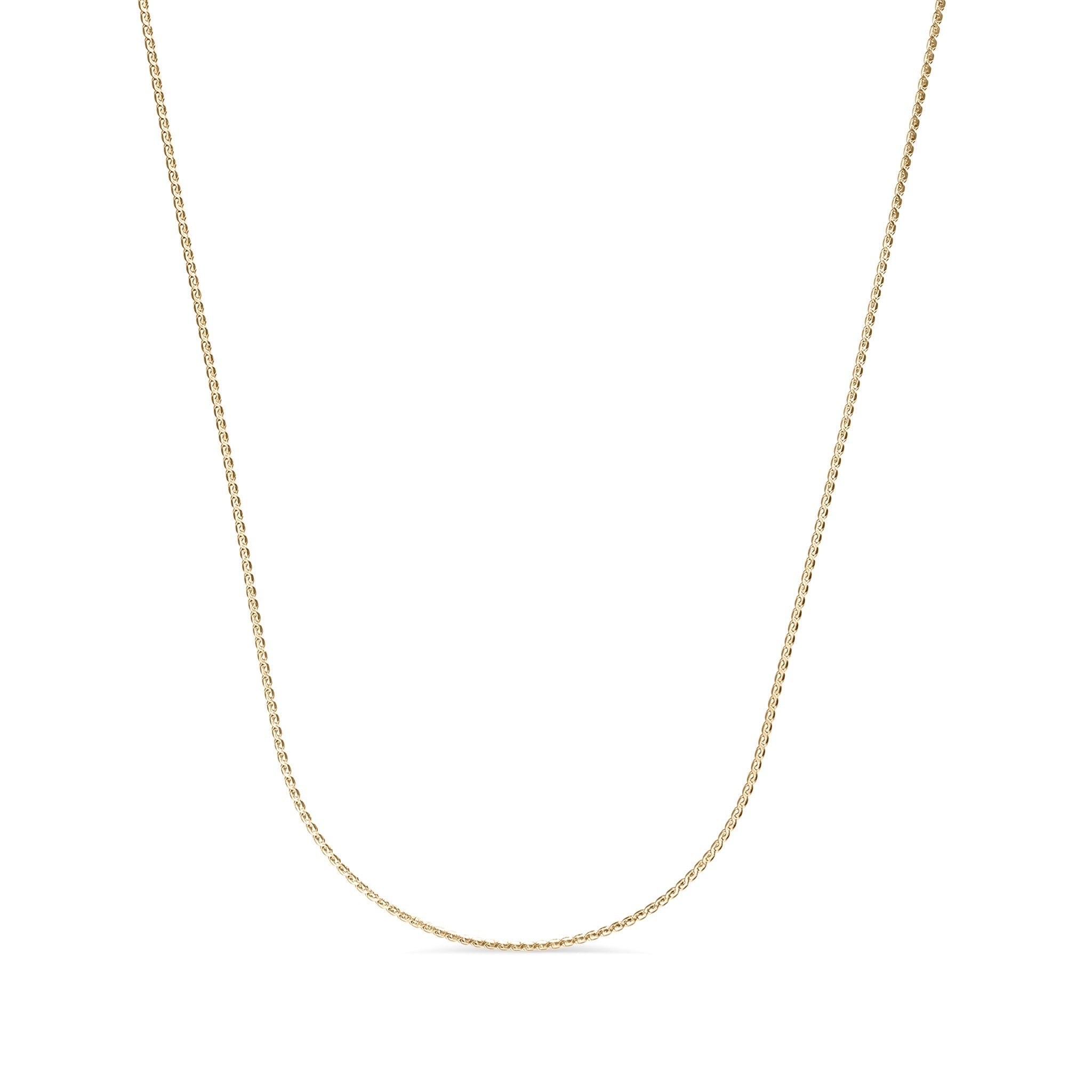 18K Gold PVD Stainless Steel Serpentine Chain Necklace