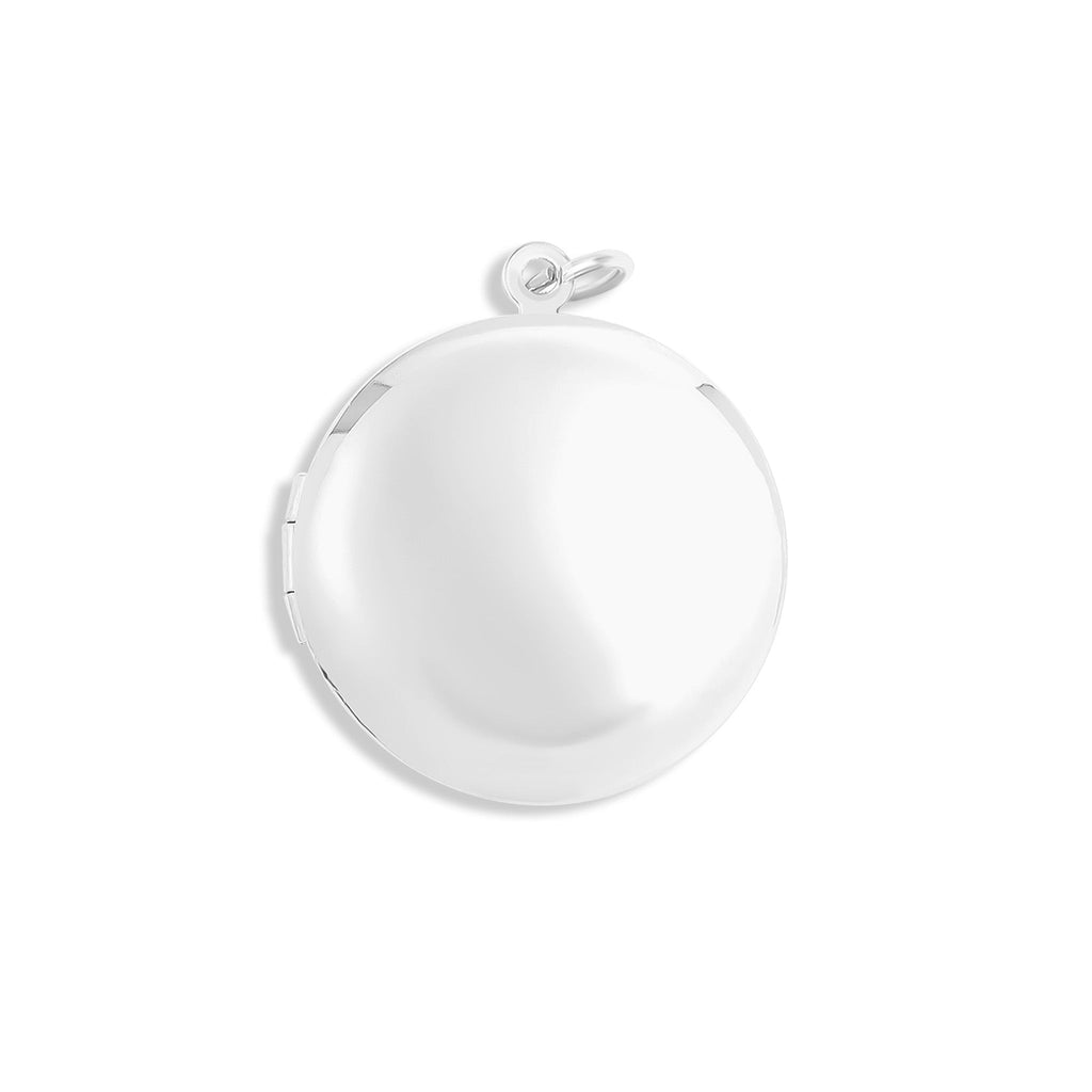 18K Gold Round Locket – Personalized Engraved Photo Pendant | Waterproof Keepsake - charm | Sunflower Soul Boutique