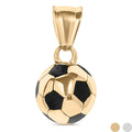 18K Gold Soccer Charm – Durable 3D Soccer Ball Pendant | Waterproof Sports Jewelry - Charms | Sunflower Soul Boutique