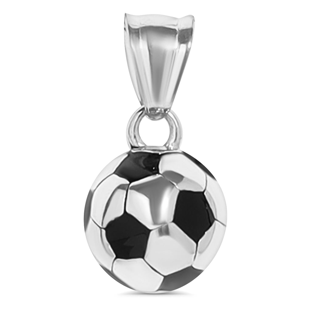 18K Gold Soccer Charm – Durable 3D Soccer Ball Pendant | Waterproof Sports Jewelry - Charms | Sunflower Soul Boutique