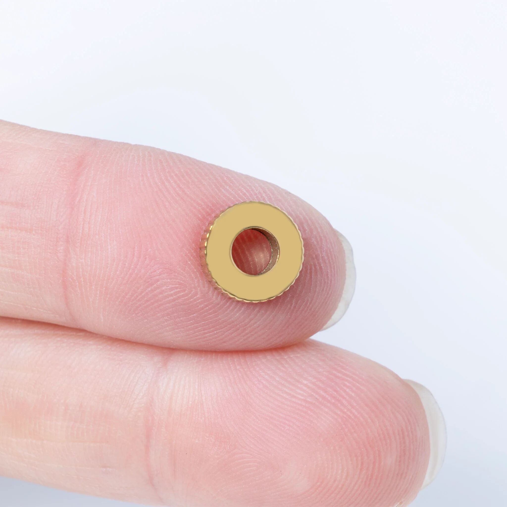 18K Gold Spacer Bead – Fluted Design, Scratch Resistant, Hypoallergenic Spacer - Charms | Sunflower Soul Boutique