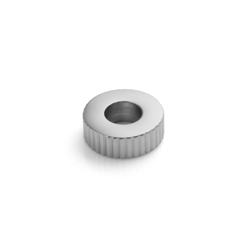 18K Gold Spacer Bead – Fluted Design, Scratch Resistant, Hypoallergenic Spacer - Charms | Sunflower Soul Boutique