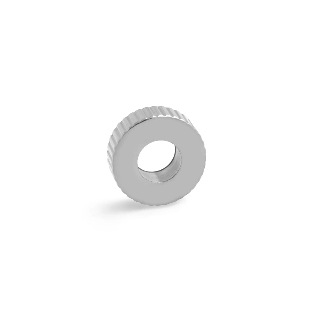 18K Gold Spacer Bead – Fluted Design, Scratch Resistant, Hypoallergenic Spacer - Charms | Sunflower Soul Boutique