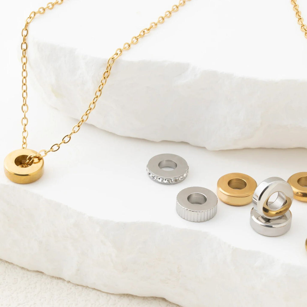 18K Gold Spacer Bead – Gold Plated, Nickel Free, Scratch Resistant Beads - Charms | Sunflower Soul Boutique