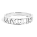 18K Gold Stacking Ring – Hypoallergenic Stainless Steel Love Symbol Jewelry - Ring | Sunflower Soul Boutique