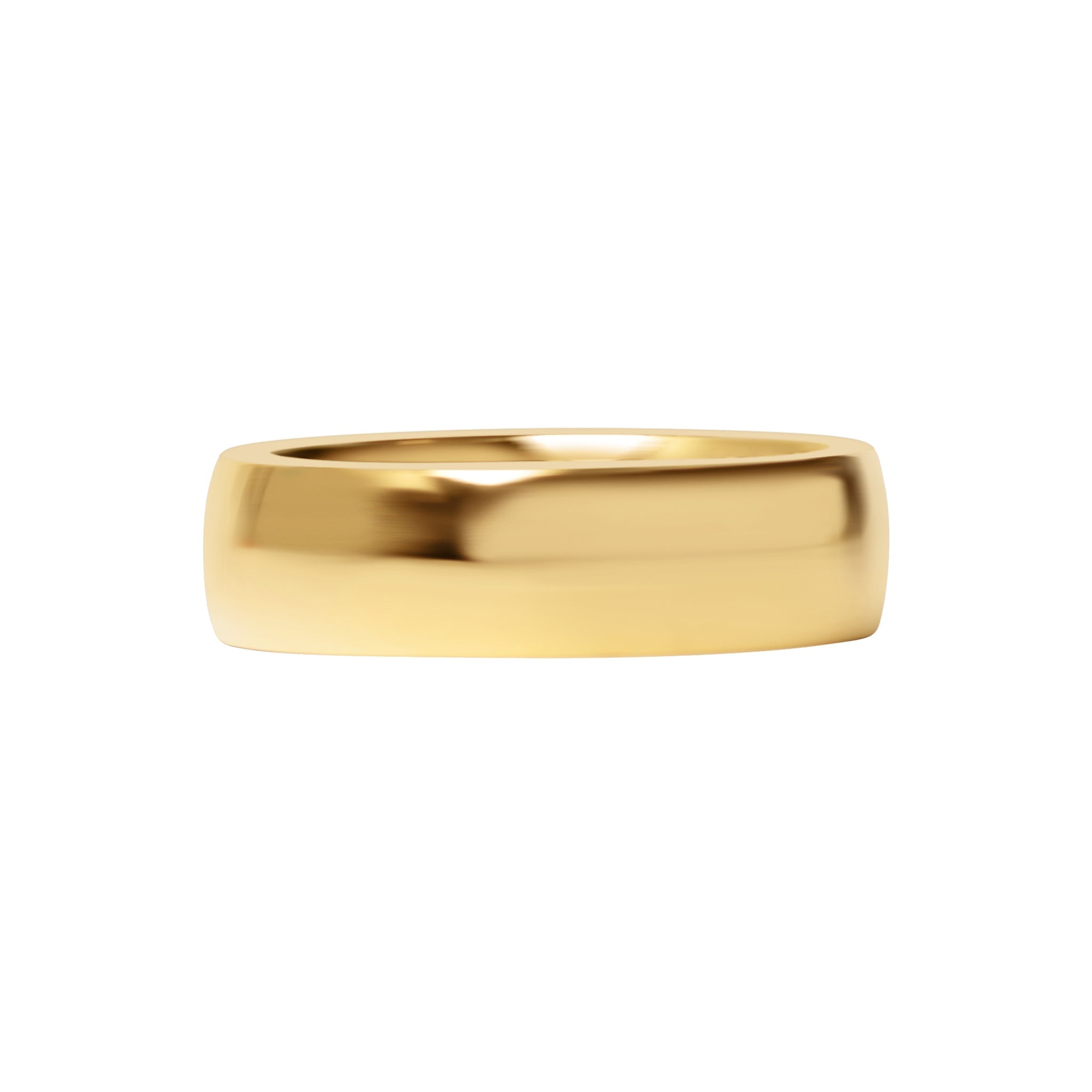 18K Gold Stainless Ring – Polished Gold Band | Scratch Resistant Hypoallergenic Jewelry - Ring | Sunflower Soul Boutique