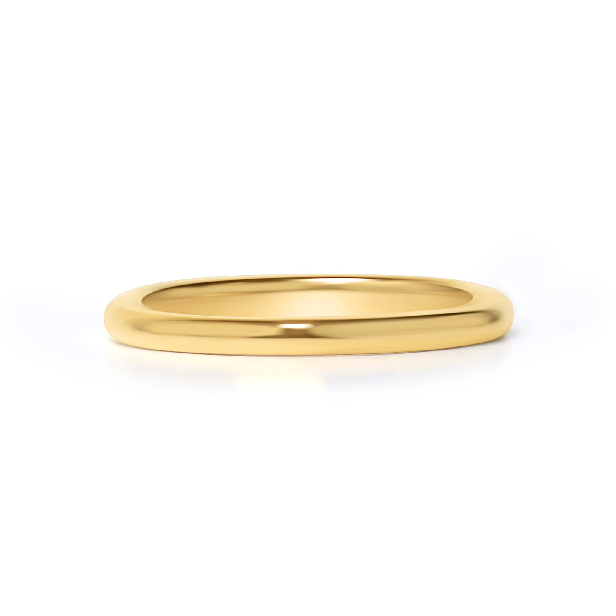 18K Gold Stainless Ring – Polished Gold Band | Scratch Resistant Hypoallergenic Jewelry - Ring | Sunflower Soul Boutique