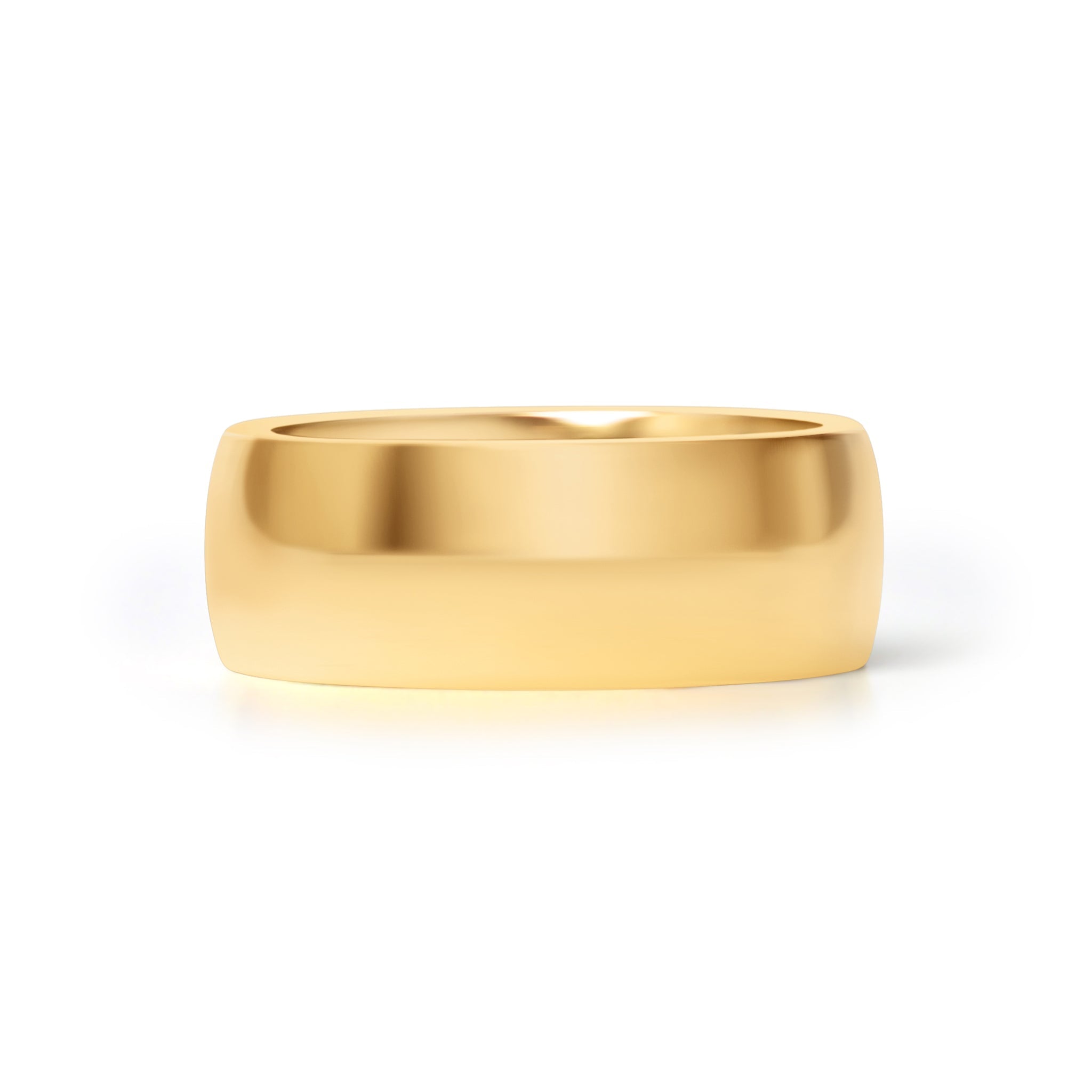 18K Gold Stainless Ring – Polished Gold Band | Scratch Resistant Hypoallergenic Jewelry - Ring | Sunflower Soul Boutique