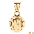 18K Gold Volleyball Charm – Durable 3D Stainless Steel Pendant with PVD Plating - Charms | Sunflower Soul Boutique