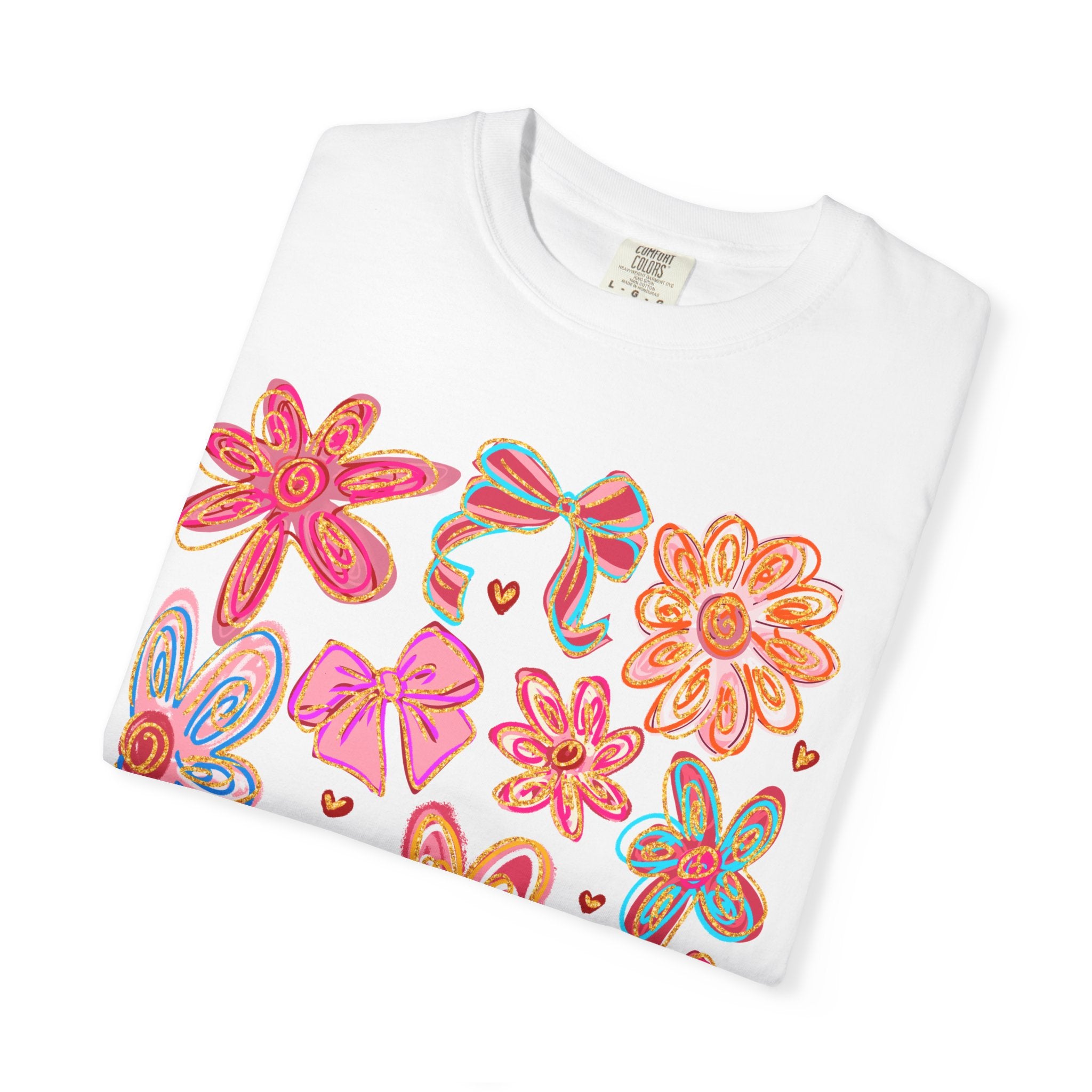 Floral Unisex T-Shirt – Vibrant Floral Shirt | Boho Vibe Apparel | Soft Cotton Tee