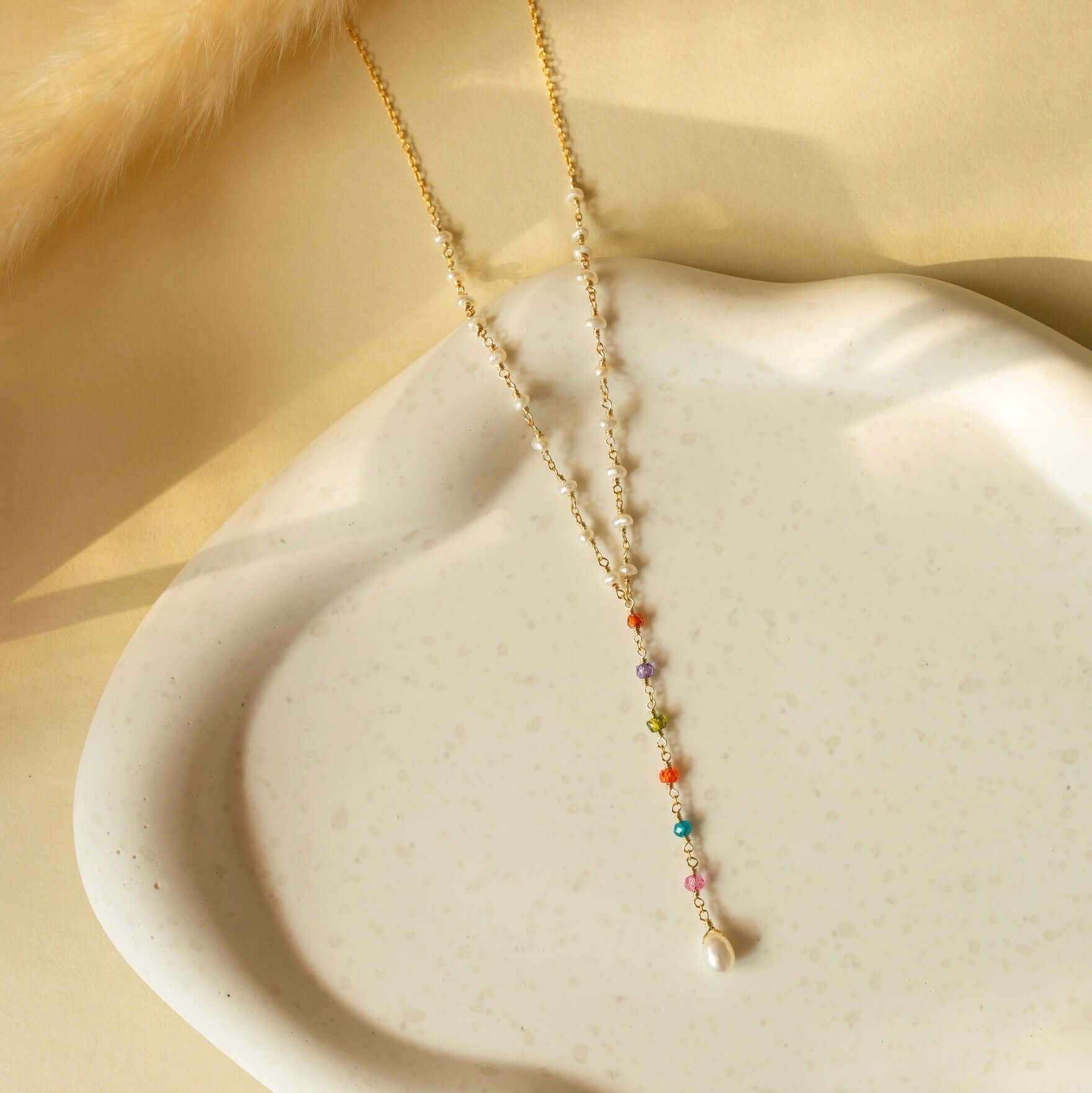 Pearl Necklace – Kensington Freshwater Pearls Gold Plated Adjustable Chain