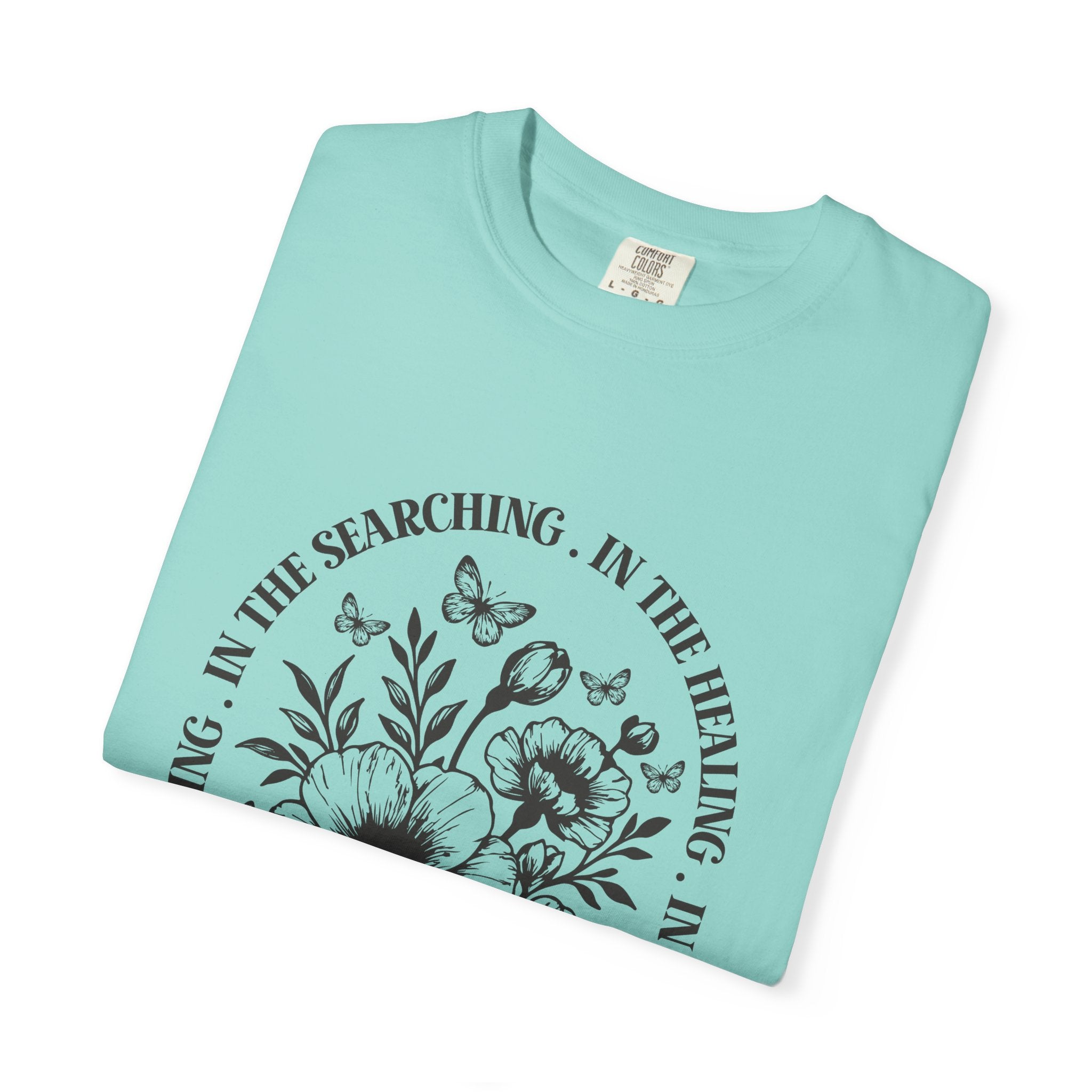 Christian Inspirational T Shirt – Unisex Cotton Tee With Floral Graphic, Soft Breathable Cotton