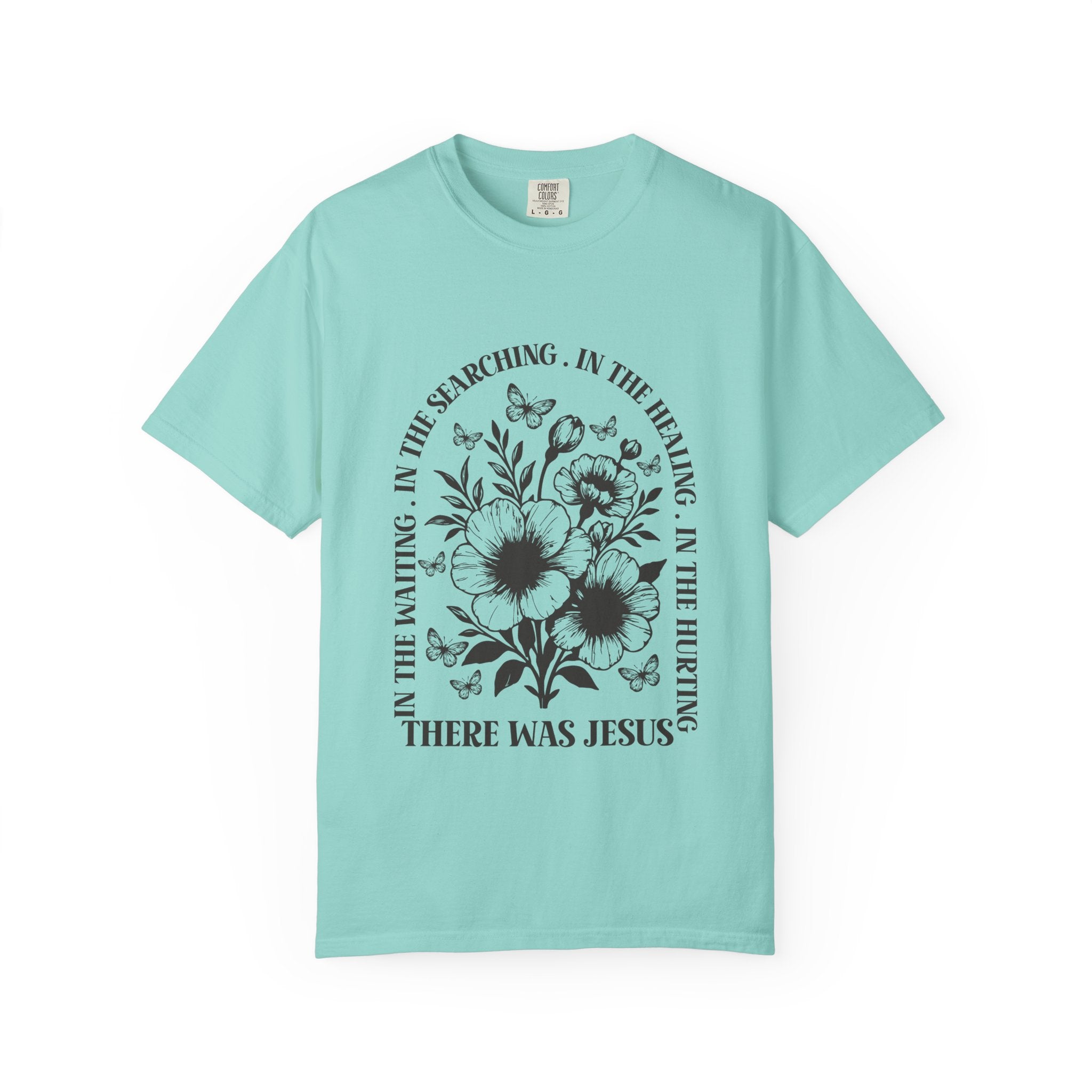 Christian Inspirational T Shirt – Unisex Cotton Tee With Floral Graphic, Soft Breathable Cotton