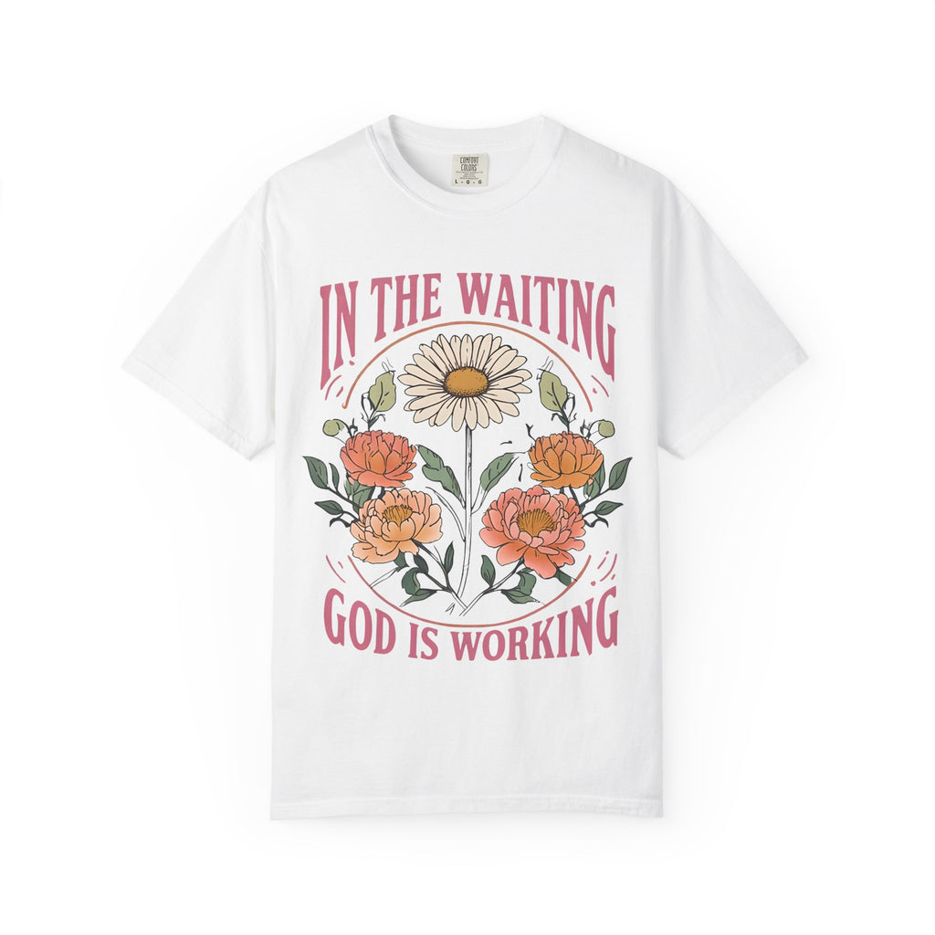 Inspirational T-Shirt | Floral Graphic Tee - Faith Based Shirt for Everyday Wear