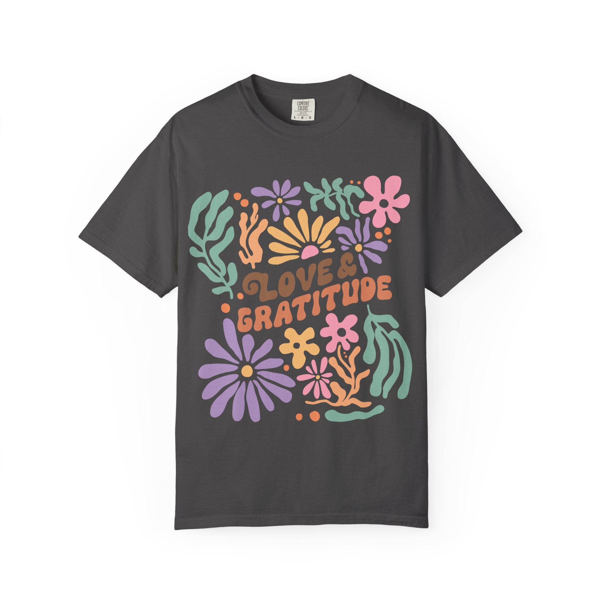 Floral Gratitude T-Shirt – Unisex Cotton Tee | Comfortable Casual Wear Top
