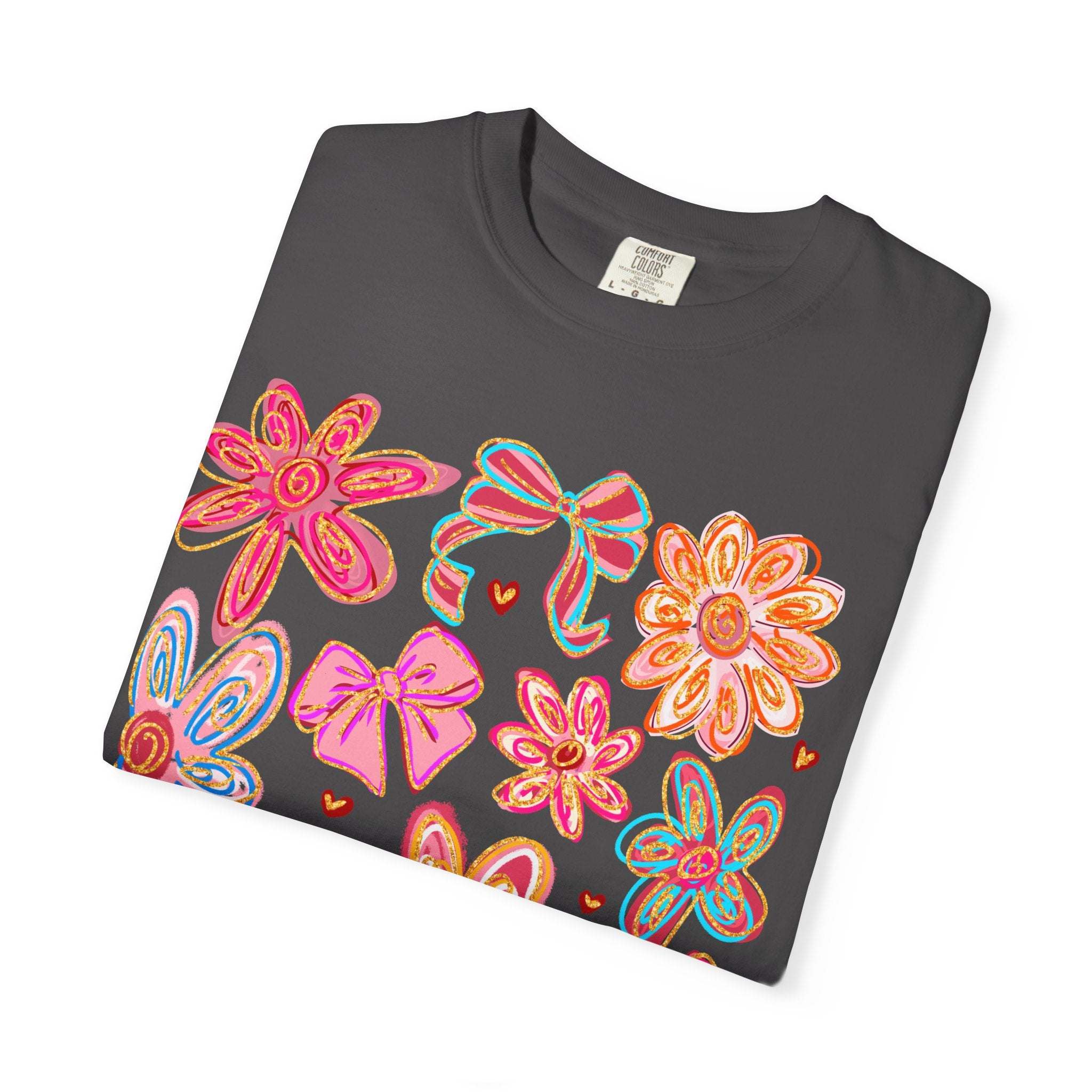 Floral Unisex T-Shirt – Vibrant Floral Shirt | Boho Vibe Apparel | Soft Cotton Tee